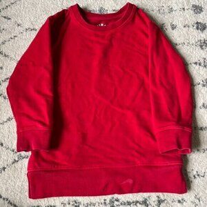 Primary Red Crewneck Kids 3